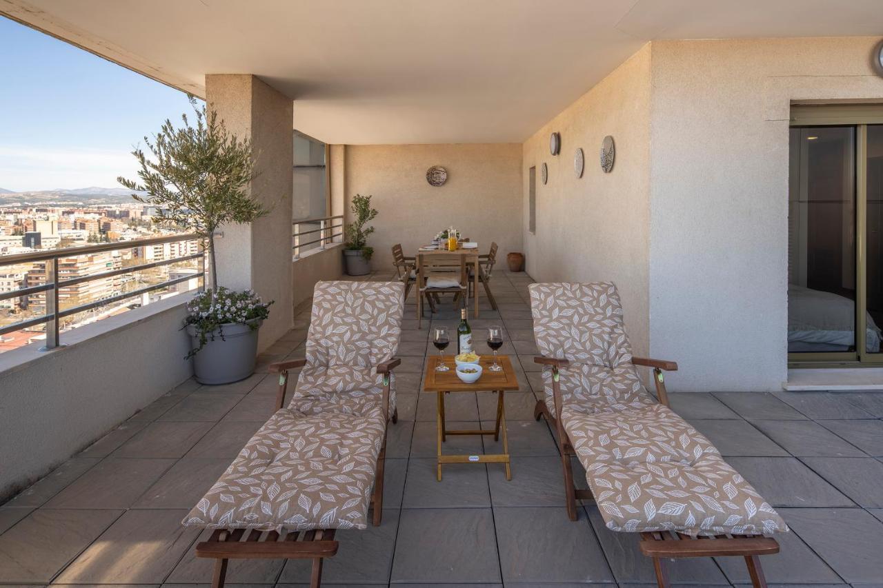Atico Top Granada, Penthouse, 18-19Th Floor, City Centre, Views, Terrace, Free Parking Екстериор снимка
