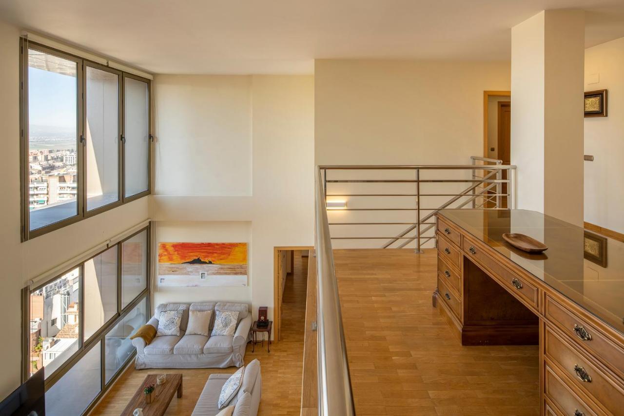Atico Top Granada, Penthouse, 18-19Th Floor, City Centre, Views, Terrace, Free Parking Екстериор снимка