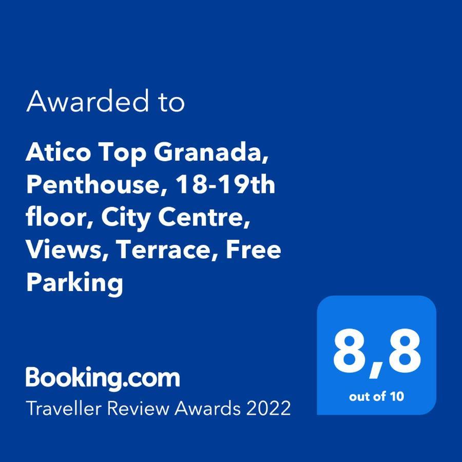 Atico Top Granada, Penthouse, 18-19Th Floor, City Centre, Views, Terrace, Free Parking Екстериор снимка